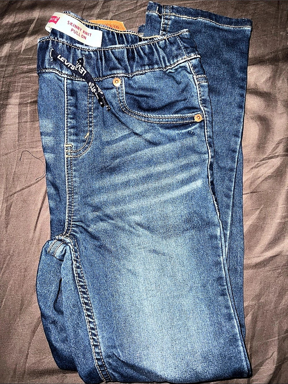 Boys Levi's Skinny Knit Pull-On Jeans  10RG Blue
